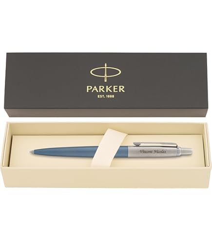 Amazon.com : Parker IM Ballpoint Pen, Black Lacquer with Chrome